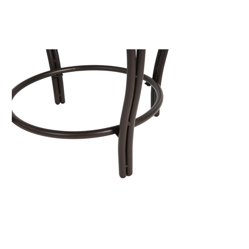 Ensemble de conversation d'extérieur en rotin 3 pièces avec table basse et 3 pièces, Blanc