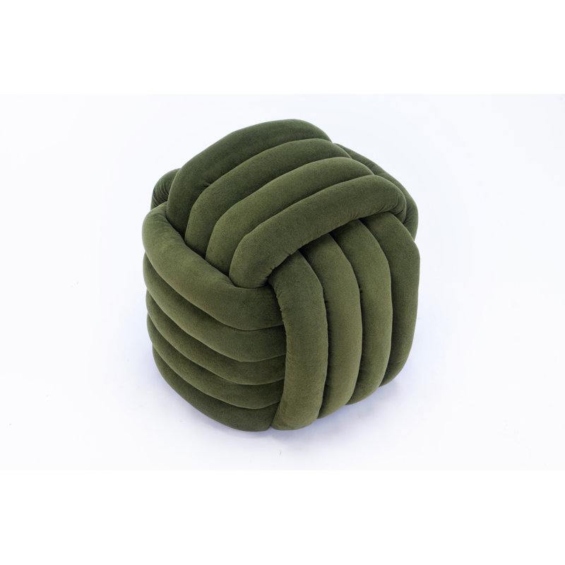 Tabouret de maquillage Chenille, Vert