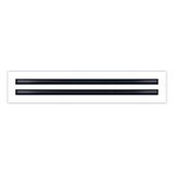 BUILDMART - 20x4 Modern AC Vent Cover - Standard Linear Slot Diffuser - Register Grille / Size: 2" H x 4" W x 20" L