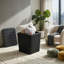 Table d'appoint de rangement extérieure en résine avec couvercle rustique amovible Hommoo-132677245
