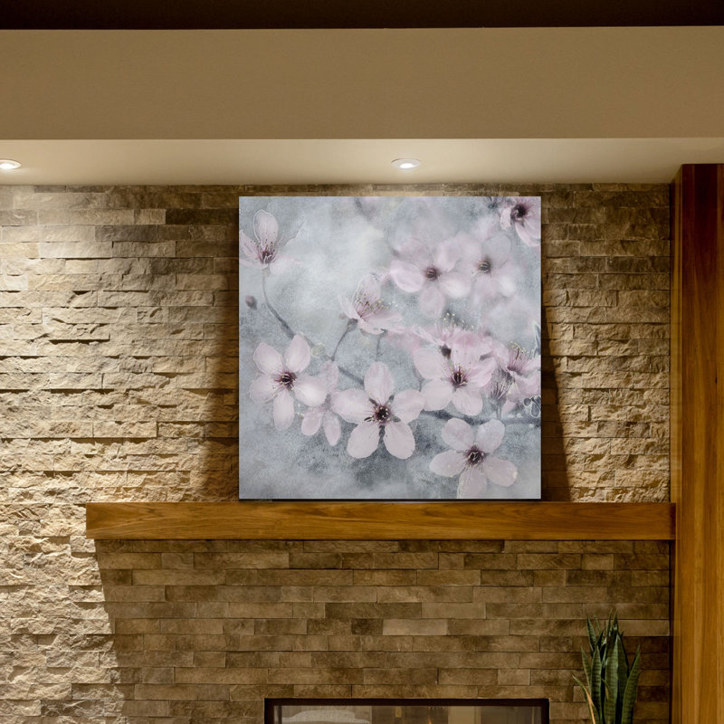 « spring melody ii », peinture, H 10 po x l 10 po x P 1,5 po, Toile tendue
