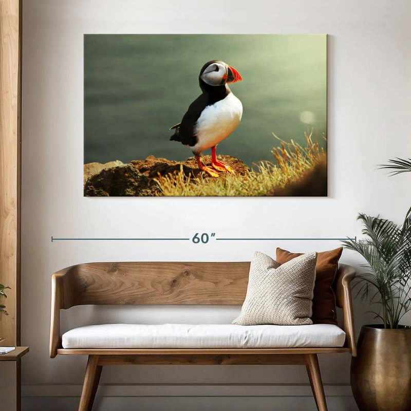 Brampt Proud Puffin, 32" H x 48" W
