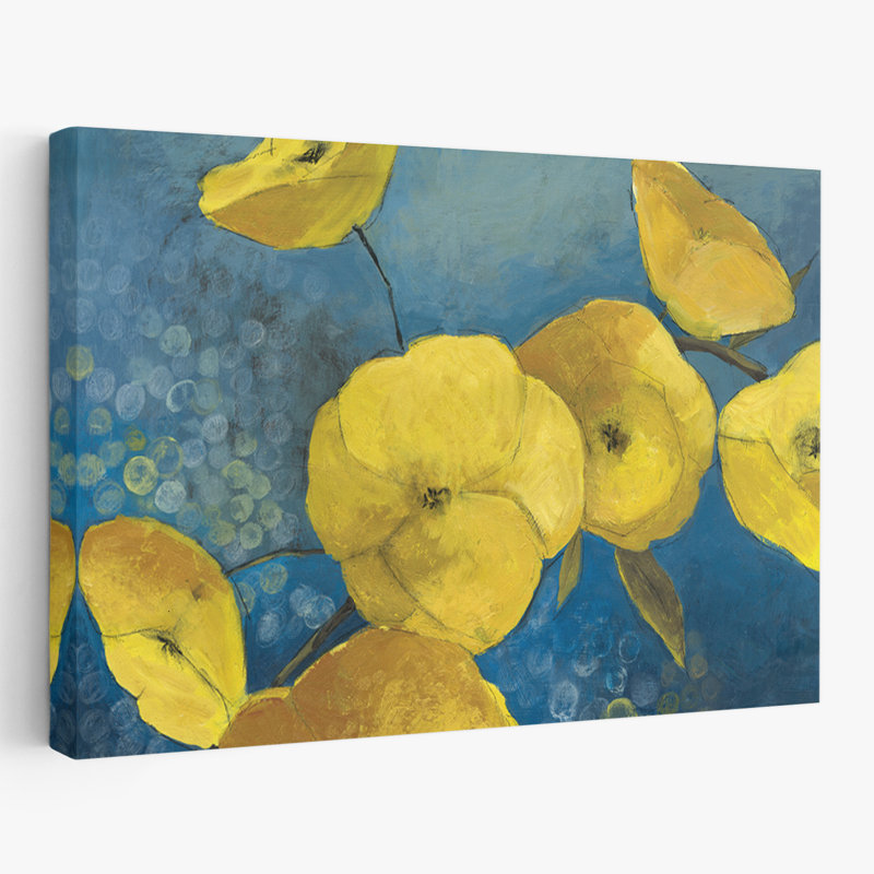 Plantes, fleurs, fleurs ensoleillées, art mural, H 16 po x l 24 po