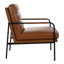 Keeley 23.5" W Top Grain Leather Armchair-1421850150