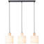 Tazmin 3 - Light Steel Kitchen Island Pendant