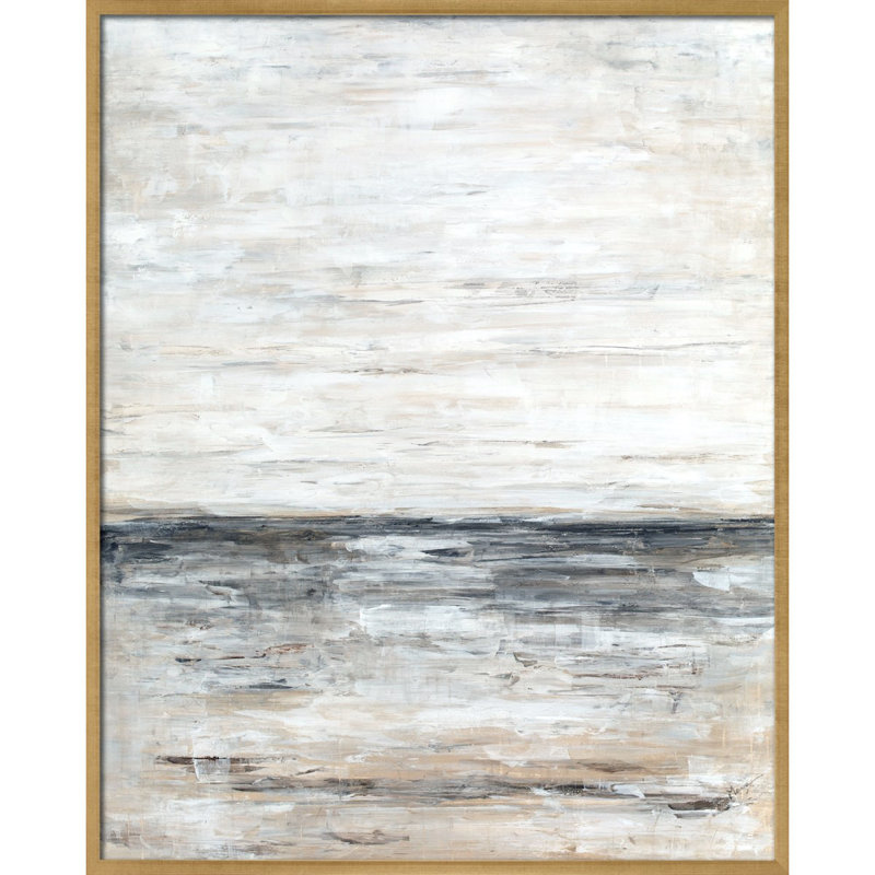 Here Still Print, Carmel Gold Framed