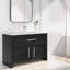 Single Handle Waterfall Bathroom Faucet with Water Supply Lines-101412645