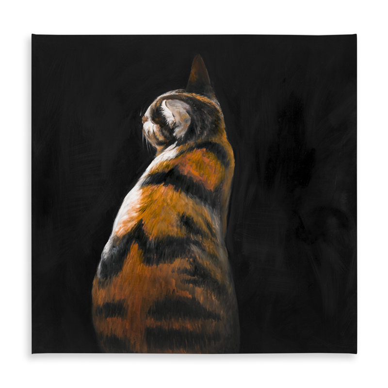 Spotted Cat Orange Tablecloth | Indoor Outdoor Home Decor