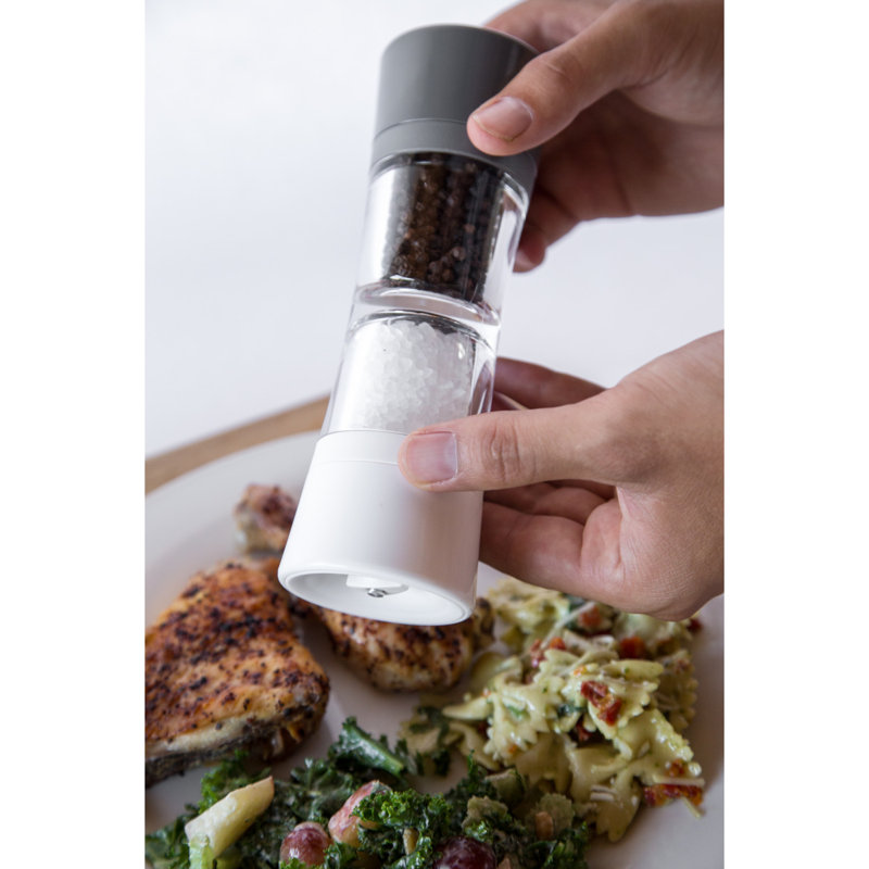 Cole & Mason Lincoln Duo Gray Acrylic Salt and Pepper Grinder