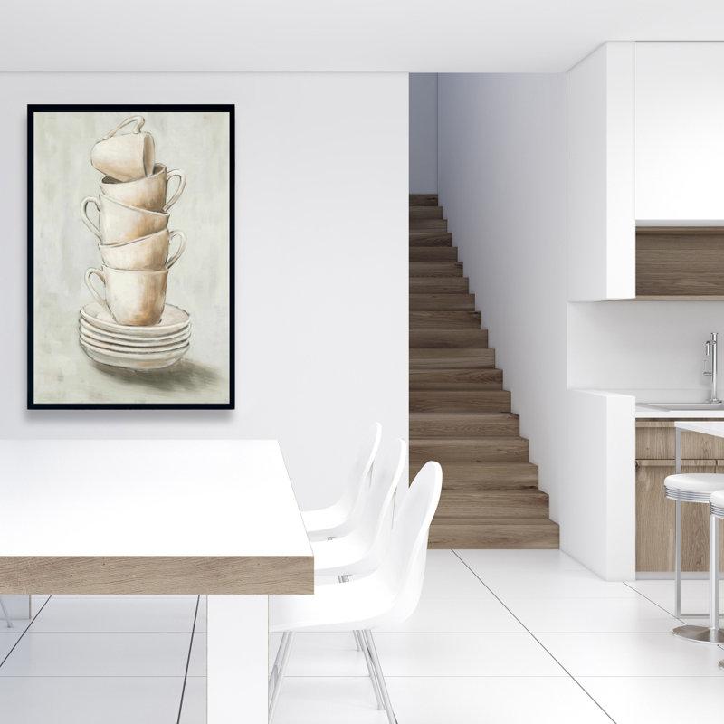 «Stacked Cups» sur toile