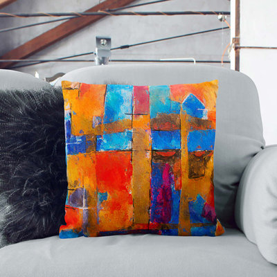 Abstract Square Cushion