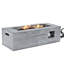 Foyer d'extérieur rectangulaire au propane 40000 BTU-129028759