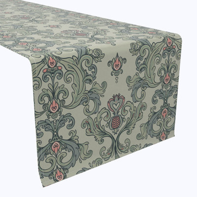 Table Runner, 100% Cotton, Floral 11