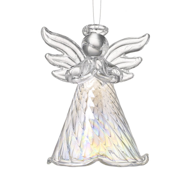 8cm Glass Hanging Figurine Ornament