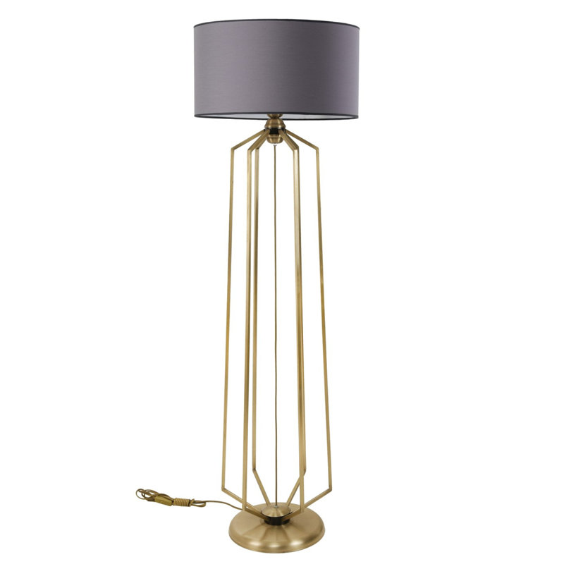 Cian 153cm Traditional Floor Lamp, Anthracite