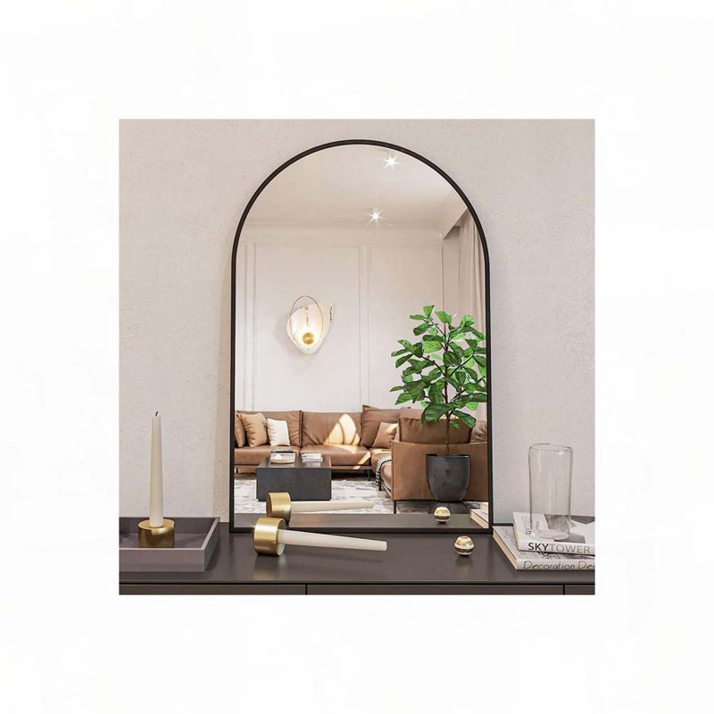 Miroir mural pour salle de bain, Noir, 30 po x 20 po