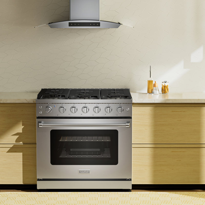 Empava 36" 6 Cubic Feet Natural Gas Free Standing Range