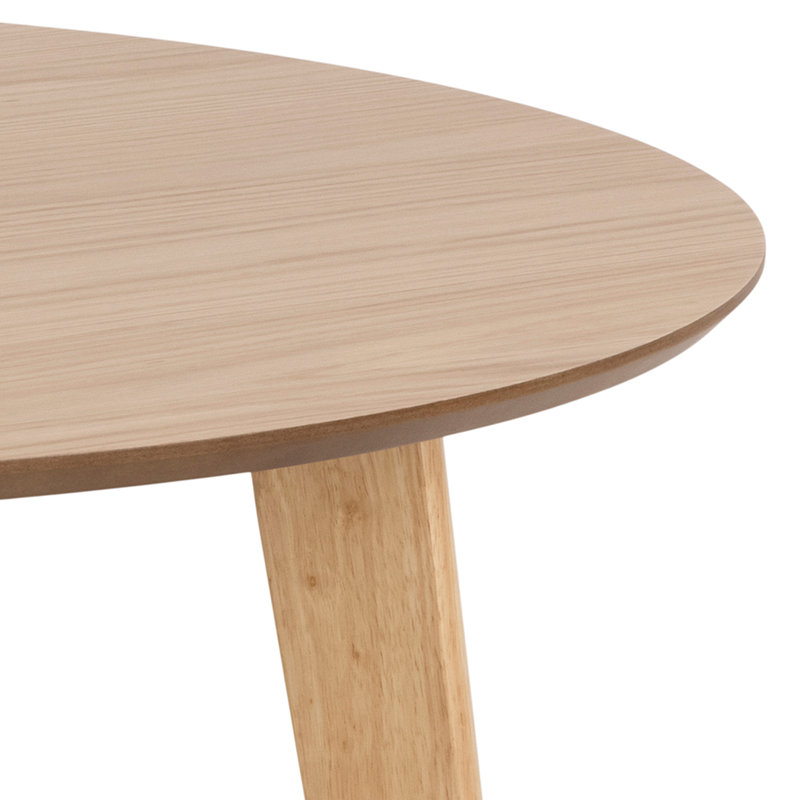 Fenja Round Dining Table, 76 H x 105 L x 105 W cm, Oak