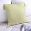 Ensemble de 2 coussins décoratifs en coton de couleur jaune-123252167