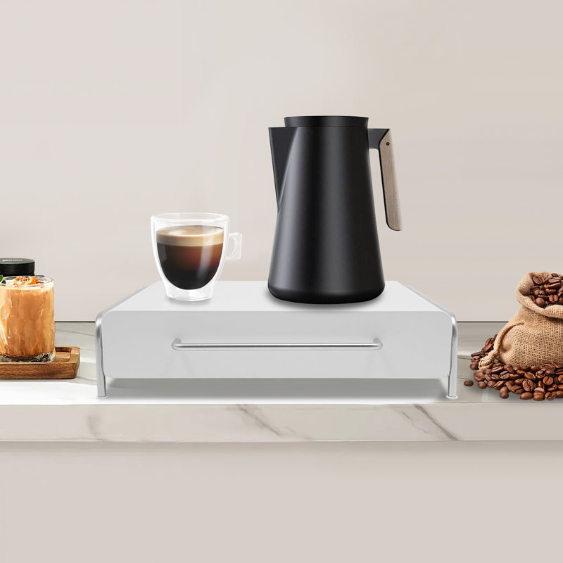 Rangement pour 35 dosettes de café, Blanc