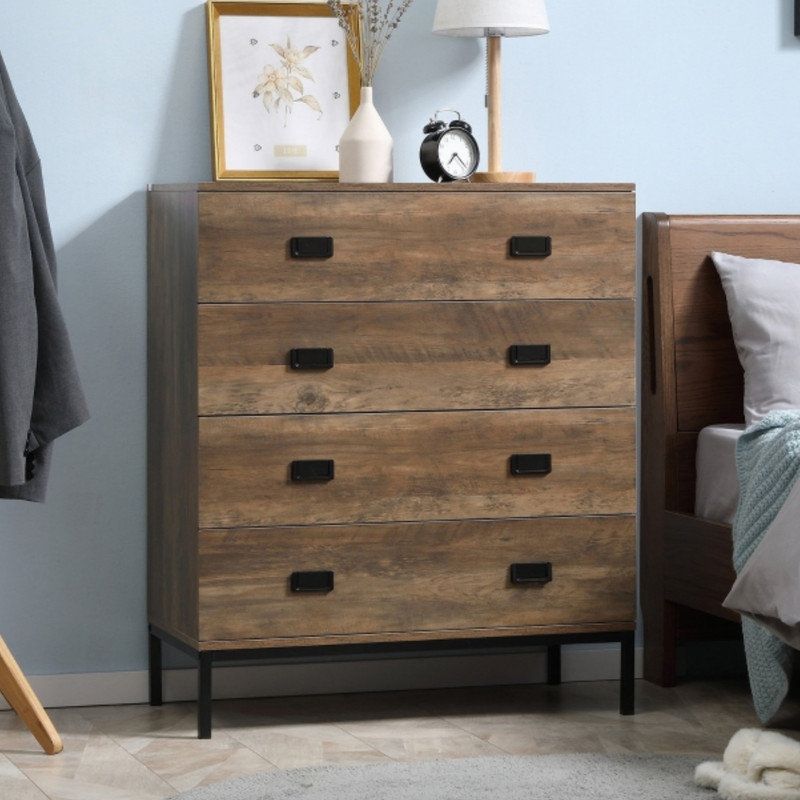 80 cm W Chest of 4 Drawers