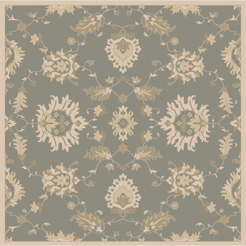 Criollo Wool Ikat Indoor Rug, Square 6'