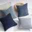 Housses de coussin décoratives en velours bohème 18 x 18 pouces, ensemble de 4 (bleu)-134097918