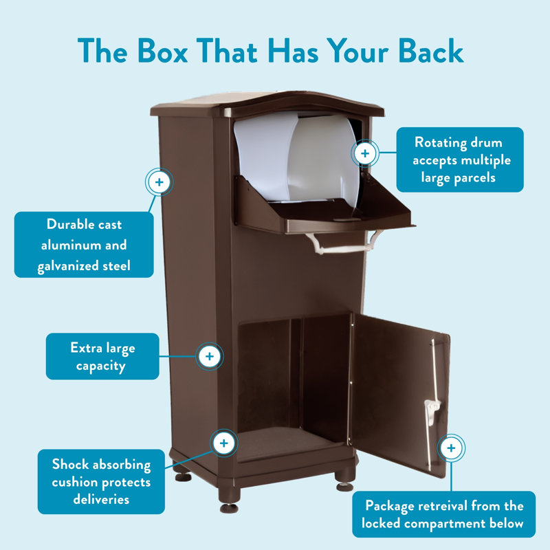 elephantrunk Parcel Drop Box Rubbed Bronze, Oil Rubbed Bronze