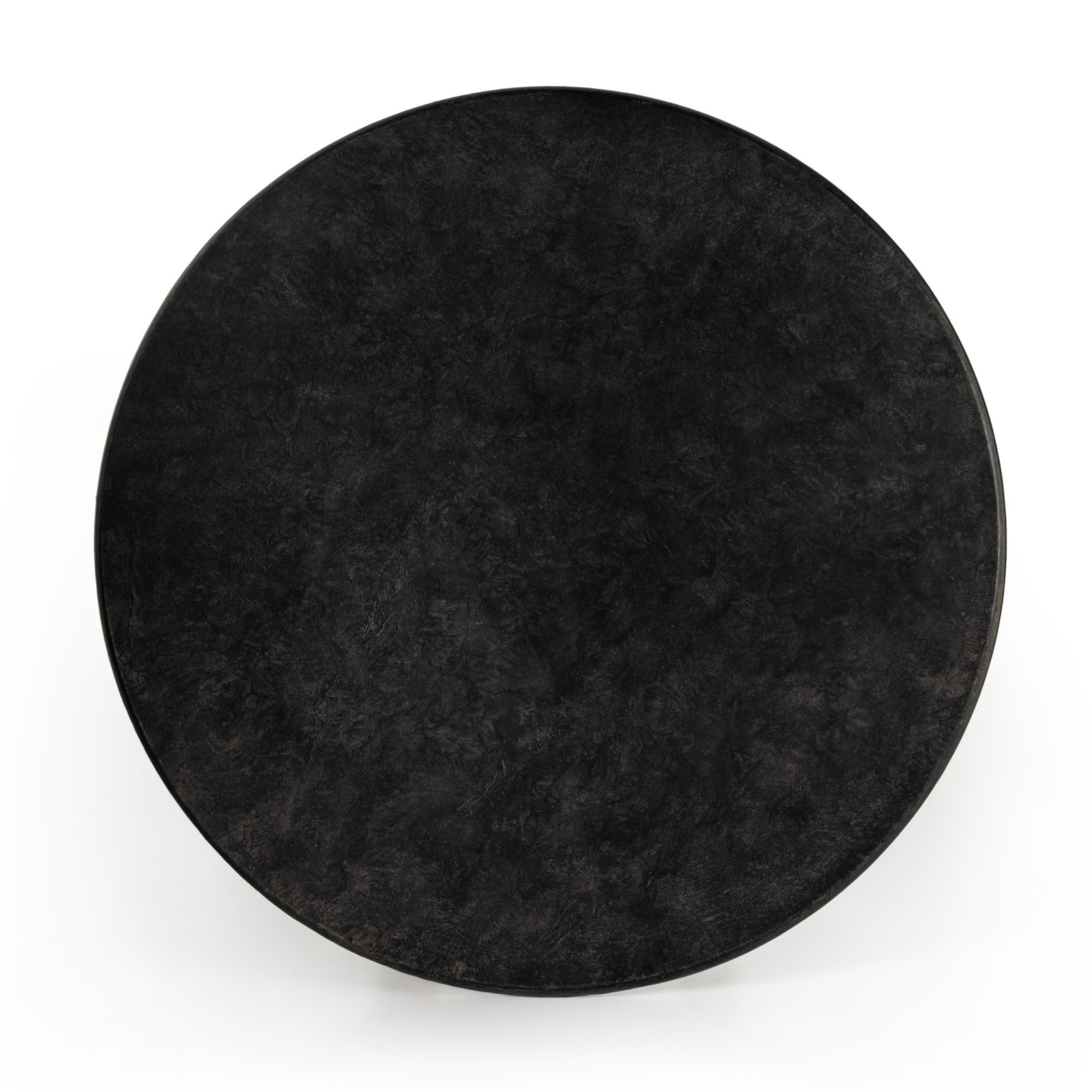 Zed Single Coffee Table, Raw Black