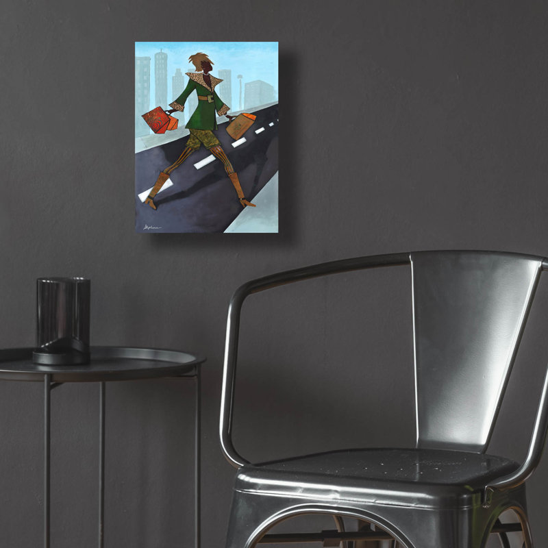Mercer41 «Take Charge» par Phyllis Stephens, art mural en verre acrylique, H 16 po x l 12 po x P 0,13 po
