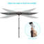 Parasol de marché rectangulaire lumineux 120 po x 84 po Mirela-829123279