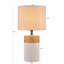 Lampe de table - Matériau céramique