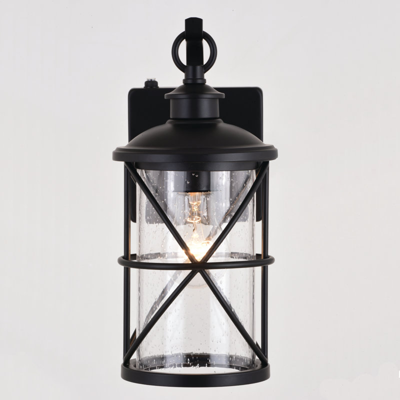 Alyvia Steel Wall Light, 12" H x 5.5" W x 6.75" D