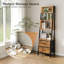 157cm H x 39cm W Metal Bookcase-726748737