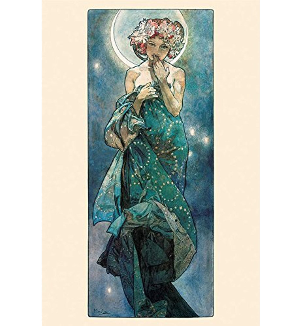 " The Moon " by Alphonse Mucha House of Hampton®