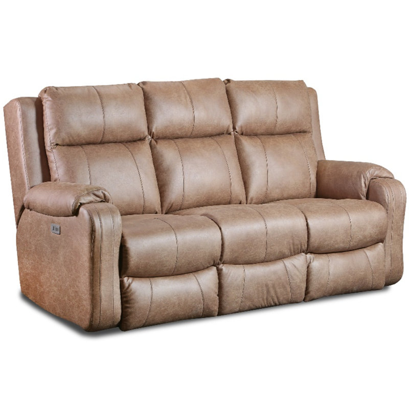 Canapé inclinable à accoudoirs coussinés de 83 po Contour