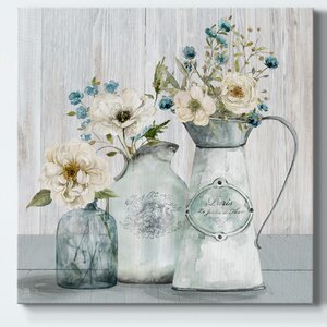 Lark Manor French Garden Flowers I Framed On Canvas Print & Reviews ...