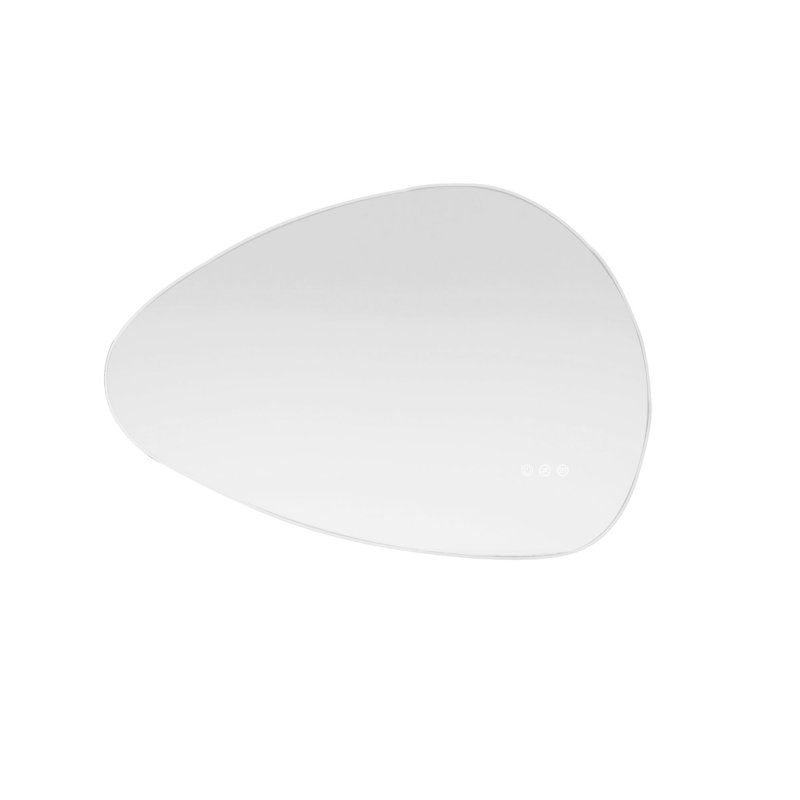 Sleek Frameless Led Mirror With Adjustable Light And Defogging Technology