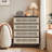 4 Drawer Storage Cabinet,Freestanding Cabinet for Bedroom Clothing Storage,Large Capacity