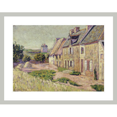 Saint-Briac cour a la Ville Hue by Paul Signac - Framed Giclee Print