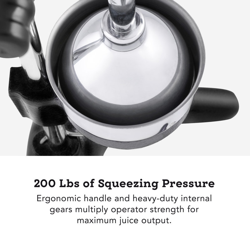 Tribest Manual Slow Masticating & Cold Press Juicer, Black