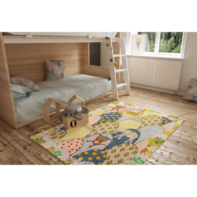 Premium Machine Washable Carpet, 4.6 x 6.2 Feet, 100% Polyester, 1850 g/m² | Pile Height: 0.2 Inches | Eco-Friendly Recycled Poly Cotton Underside | Perfect for Living Room, Bedroom, and High-Traffic Areas