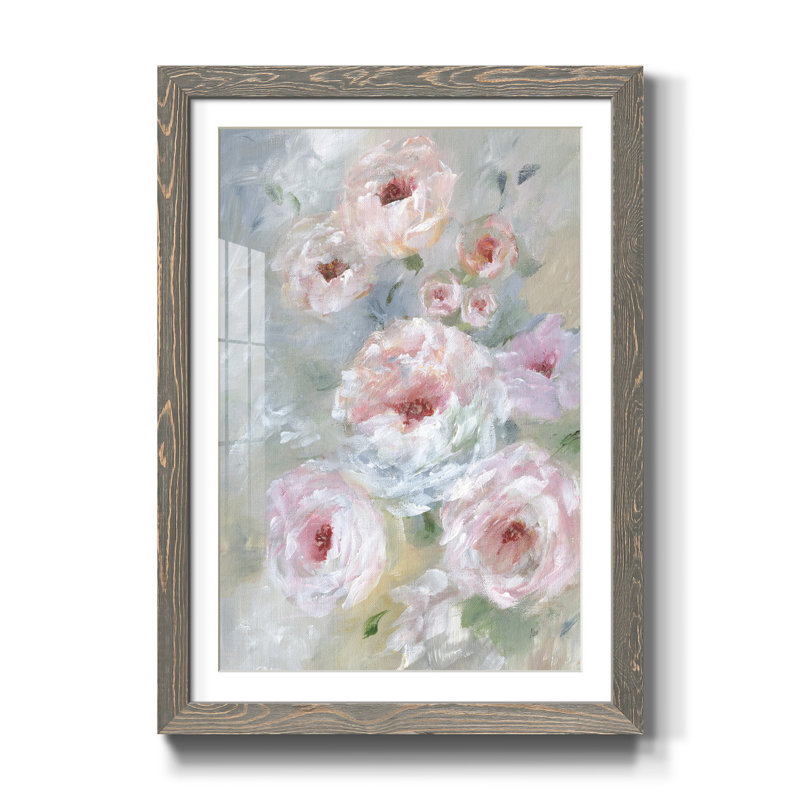 Rush of Blush - Reproduction d'art sur papier encadrée, H 44 po x l 31 po x P 1 po, Cadre gris