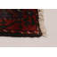 Tapis noir et rouge Andelz 4 pi 5 po x 8 pi 0 po