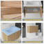 Meuble-lavabo flottant 36 po avec lavabo à porte à fermeture en douceur pour petites salles de bain 36 po-133397036-133397038