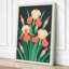 Iris Blooms Botanical - Wrapped Canvas-444774992-444774997