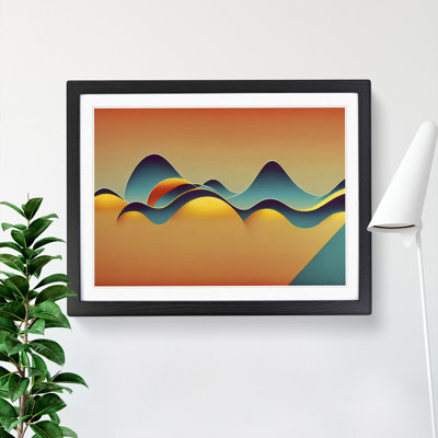 Bewildering Modern Abstract - Single Picture Frame Print