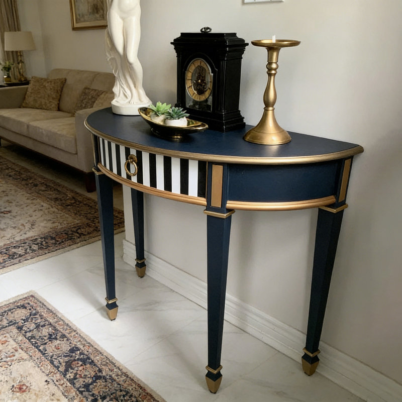 Console moderne et élégante semi-circulaire