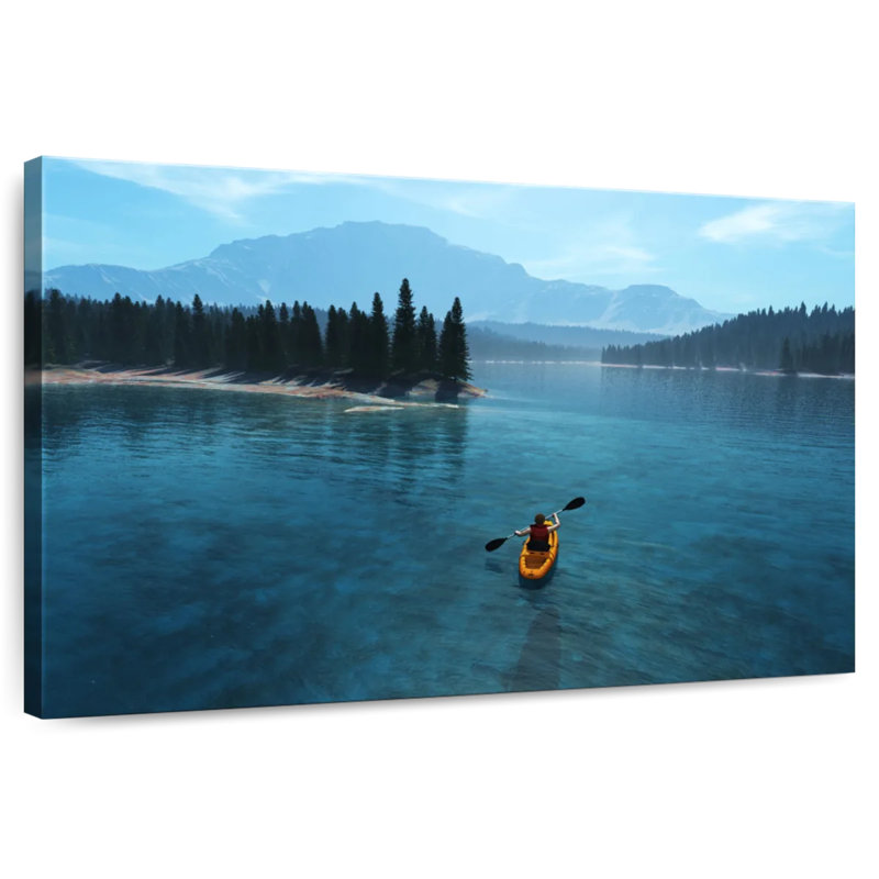 Alvord Lake Louise Kayaking, 24" H x 36" W