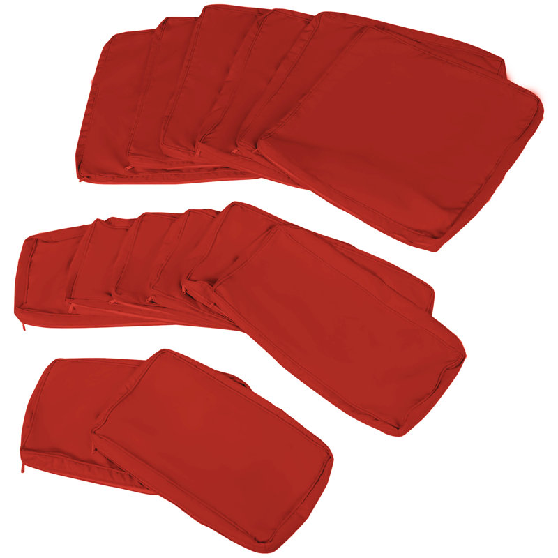 Outdoor Patio Chair Cover, Red
